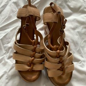 Chloe wedge sandals size 37
